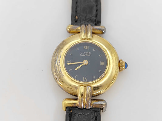 Cartier Must Colysée Must Colysée 590002 003877 Black Dial Quartz Women's Watch