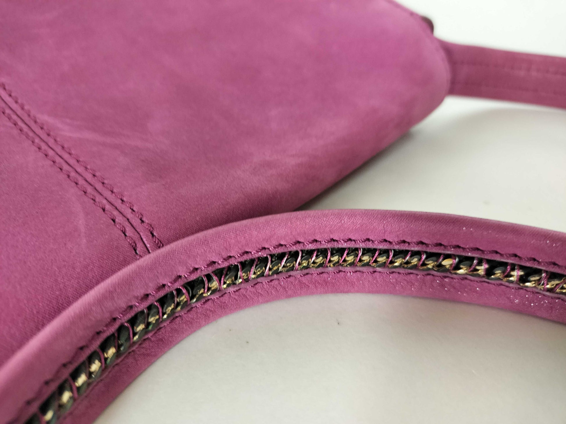 FENDI Mamma Bucket Nubuck Suede Shoulder Bag