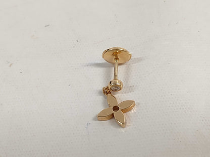 LOUIS VUITTON Idylle Single Earring, Au750, 1.0g 