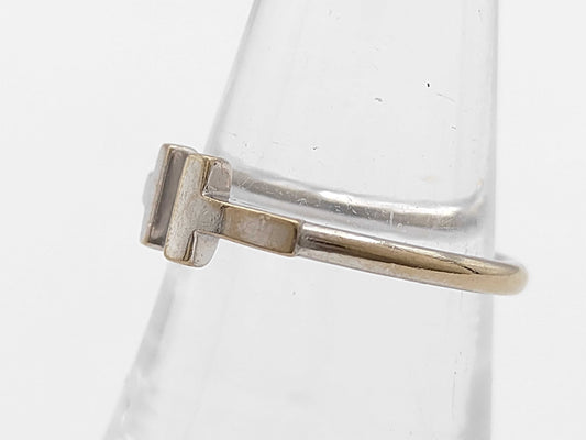 Tiffany & Co. T-Wire WG Au750 3.2g Ring 