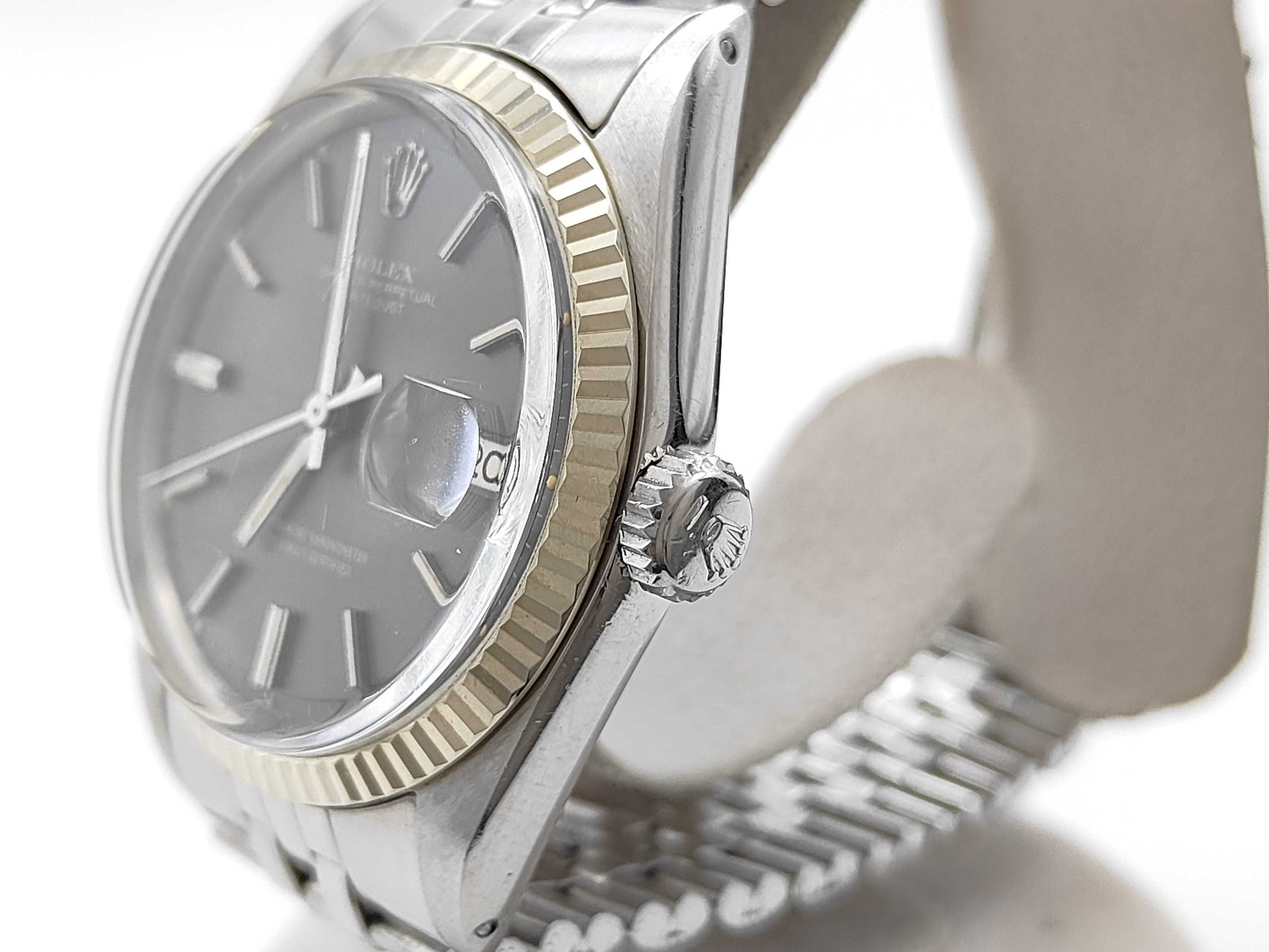 ROLEX 1601 2898688 Gray Dial Jubilee Bracelet Boys' Watch