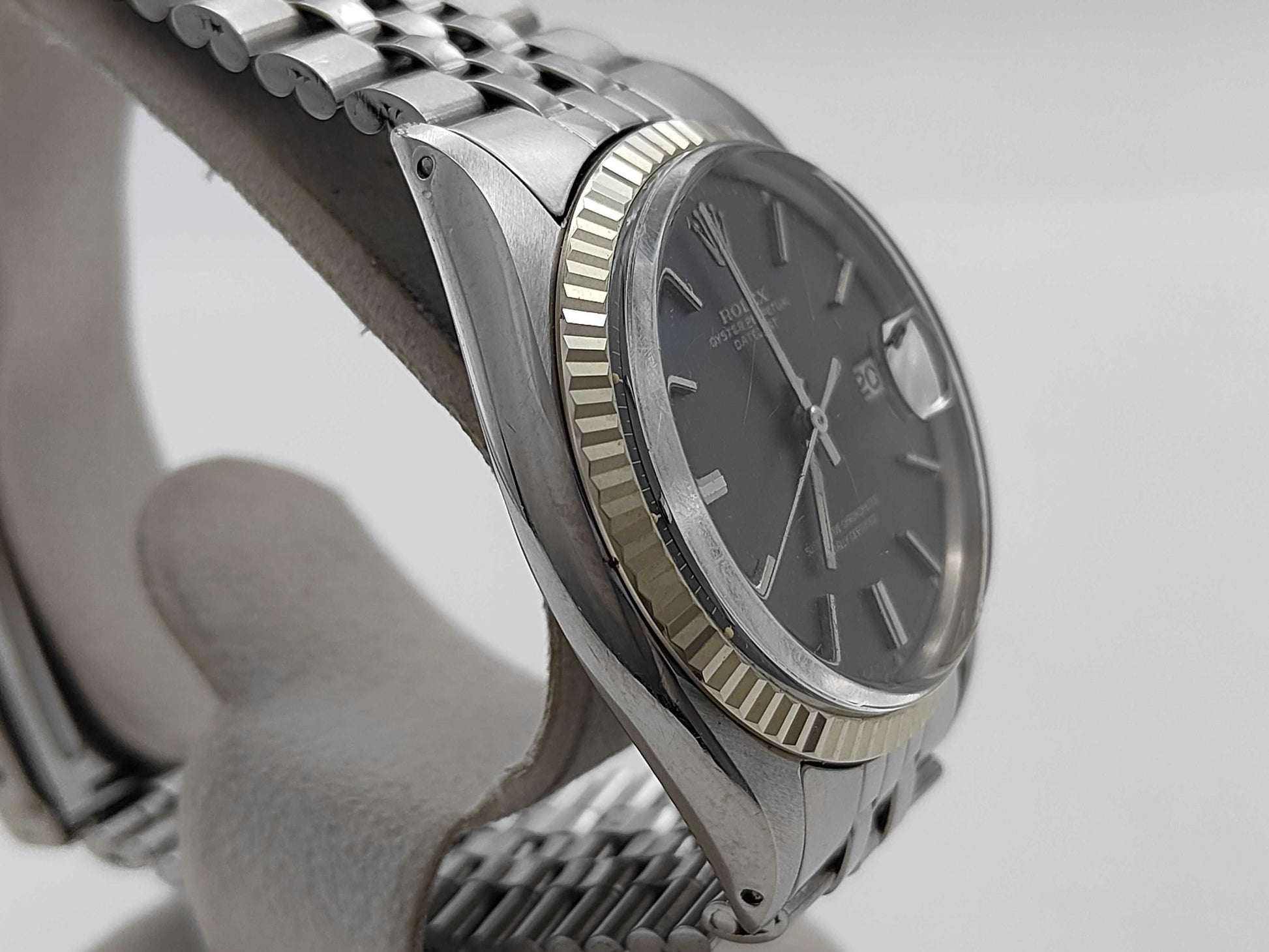 ROLEX 1601 2898688 Gray Dial Jubilee Bracelet Boys' Watch