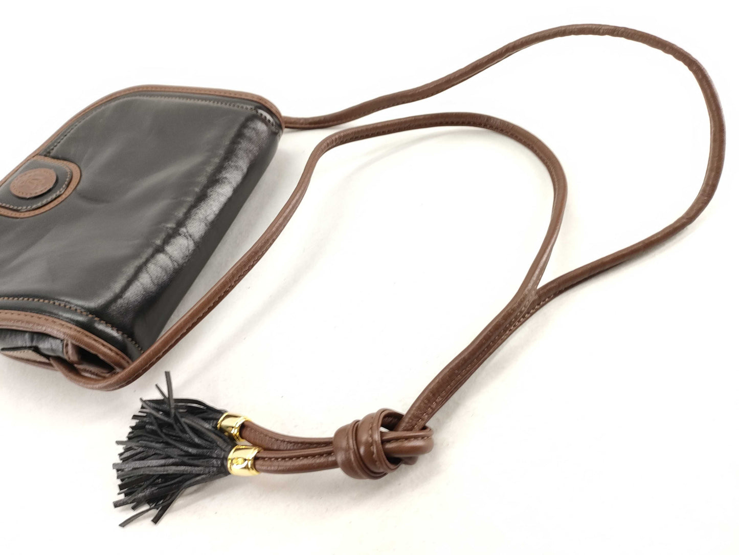 LLADRO LLADRO Lladro Two-tone Leather Shoulder Bag Calfskin Shoulder Bag