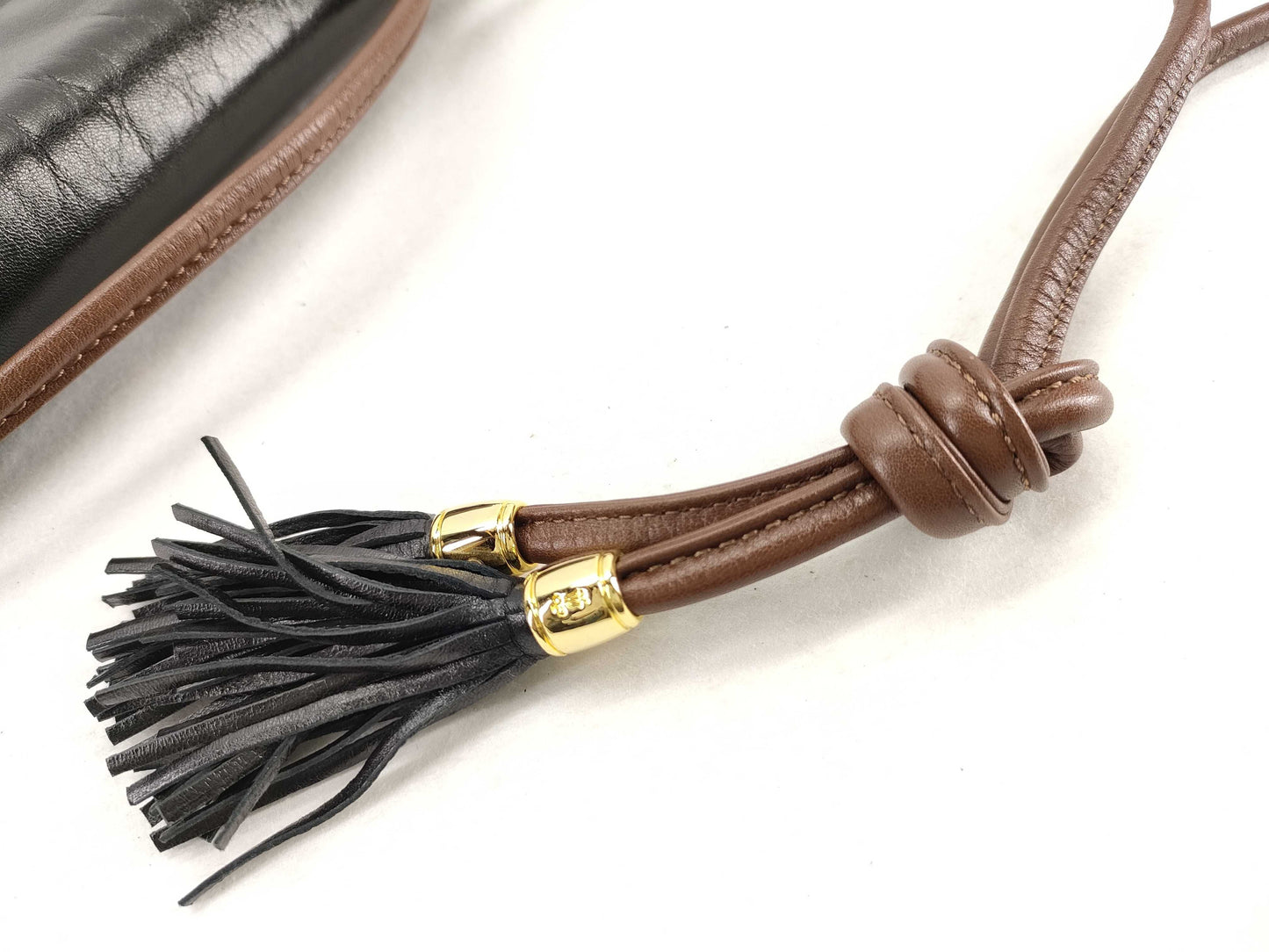 LLADRO LLADRO Lladro Two-tone Leather Shoulder Bag Calfskin Shoulder Bag