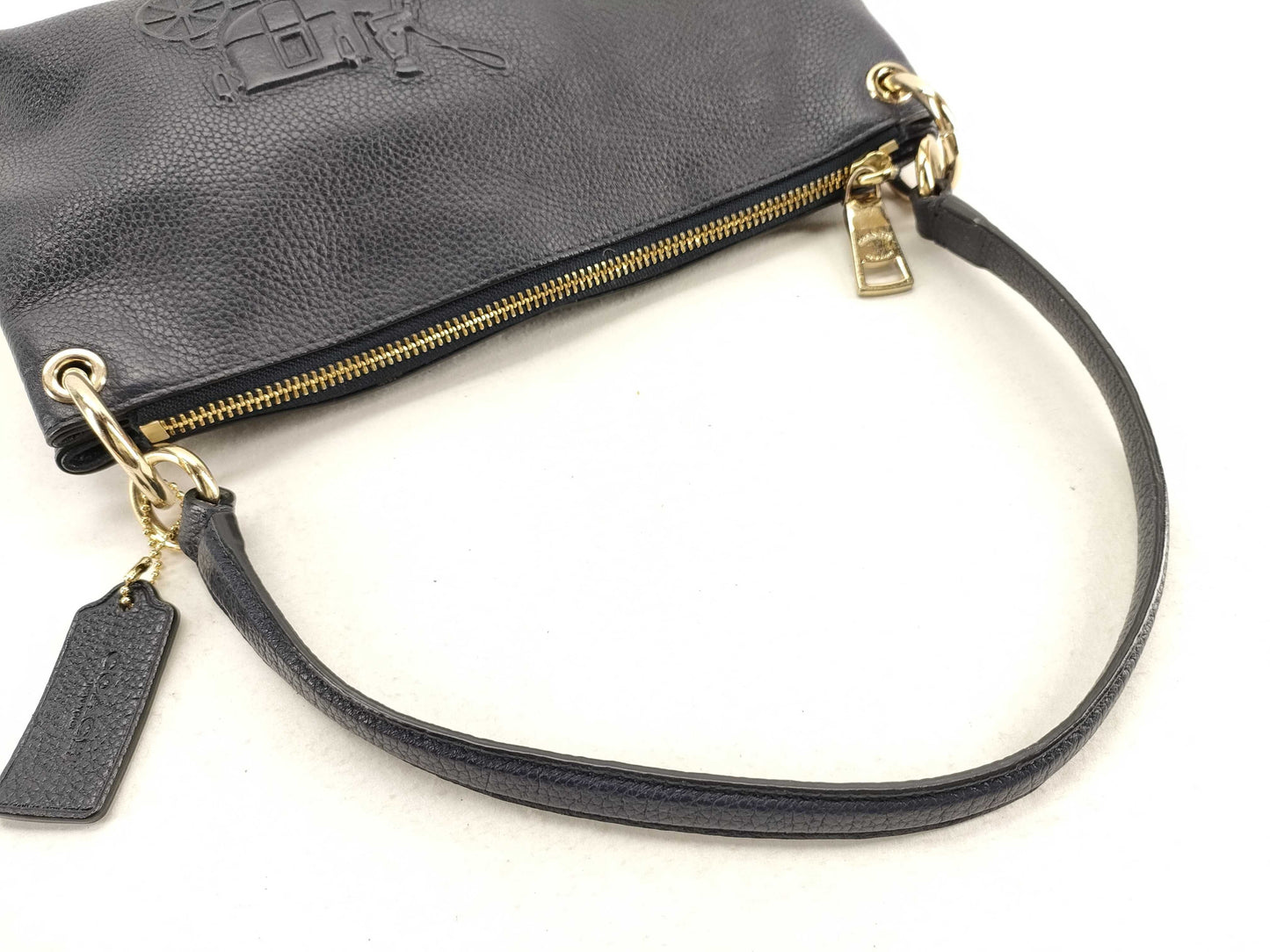 COACH 33521 Horse Carriage Handbag Leather Shoulder Bag