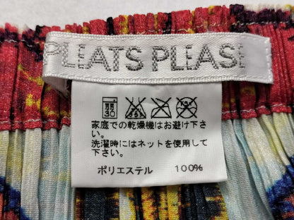 PLEATS PLEASE PLEATS PLEASE Long Skirt Floral Print Multicolor Skirt