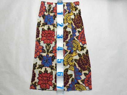 PLEATS PLEASE PLEATS PLEASE Long Skirt Floral Print Multicolor Skirt