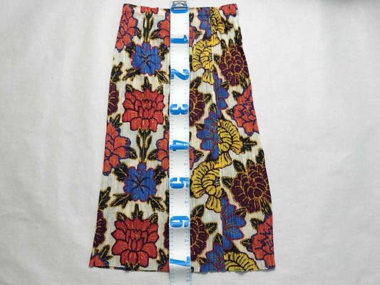 PLEATS PLEASE PLEATS PLEASE Long Skirt Floral Print Multicolor Skirt