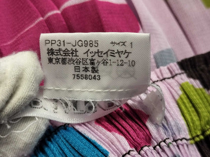 PLEATS PLEASE PLEATS PLEASE Long Skirt Floral Print Multicolor Flared Skirt