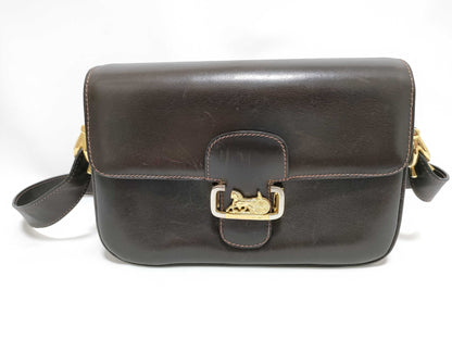 CELINE CELINE Shoulder Leather Shoulder Bag