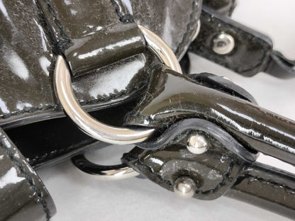 Salvatore Ferragamo Gancini Ferragamo Hand Enamel Handbag