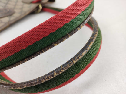 GUCCI GG Supreme GUCCI Sherry Line Tote Bag