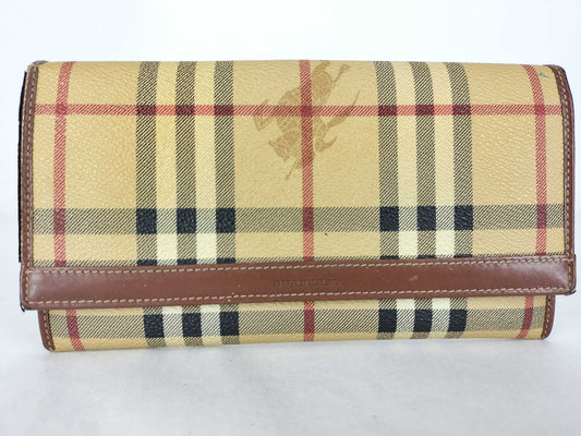 BURBERRY Nova Check Long Wallet