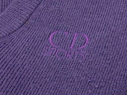 Dior CD logo knit top, size S
