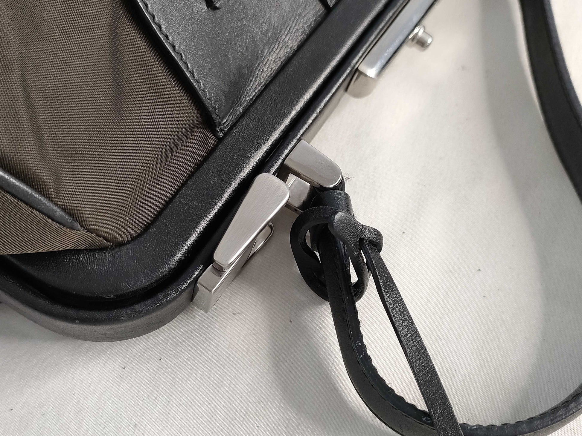 PRADA Nylon Prada PRADA Clasp Nylon Handbag Handbag