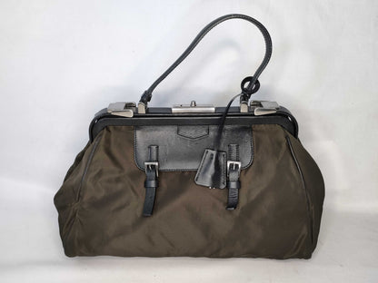 PRADA Nylon Prada PRADA Clasp Nylon Handbag Handbag