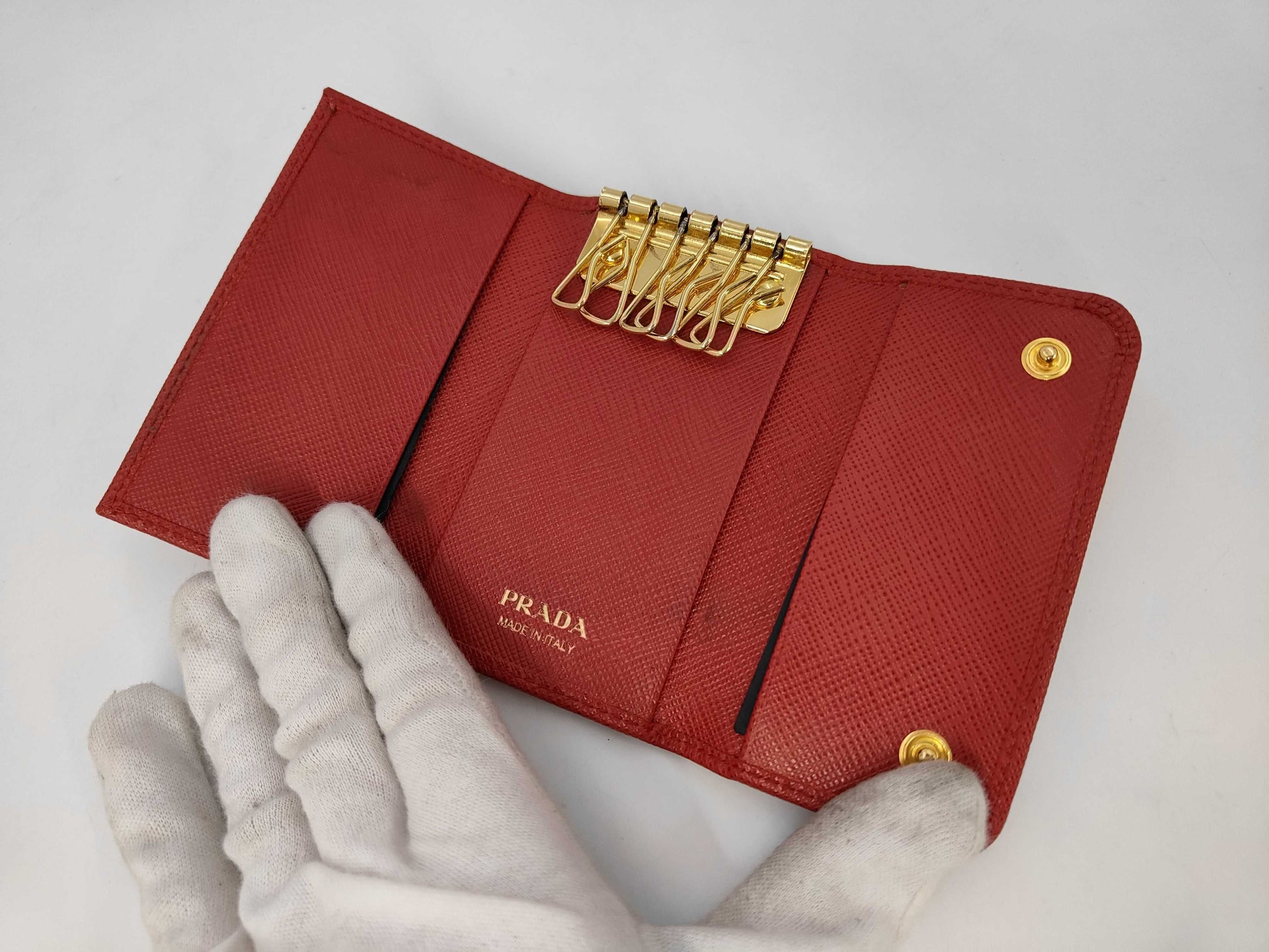 PRADA PRADA Ribbon Key Case Key Case/Key Holder