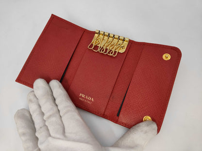 PRADA PRADA Ribbon Key Case Key Case/Key Holder