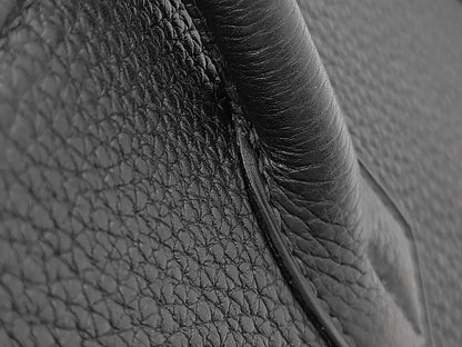 HERMES Birkin 35 Togo Black with Silver Hardware, □N Stamp, Handbag