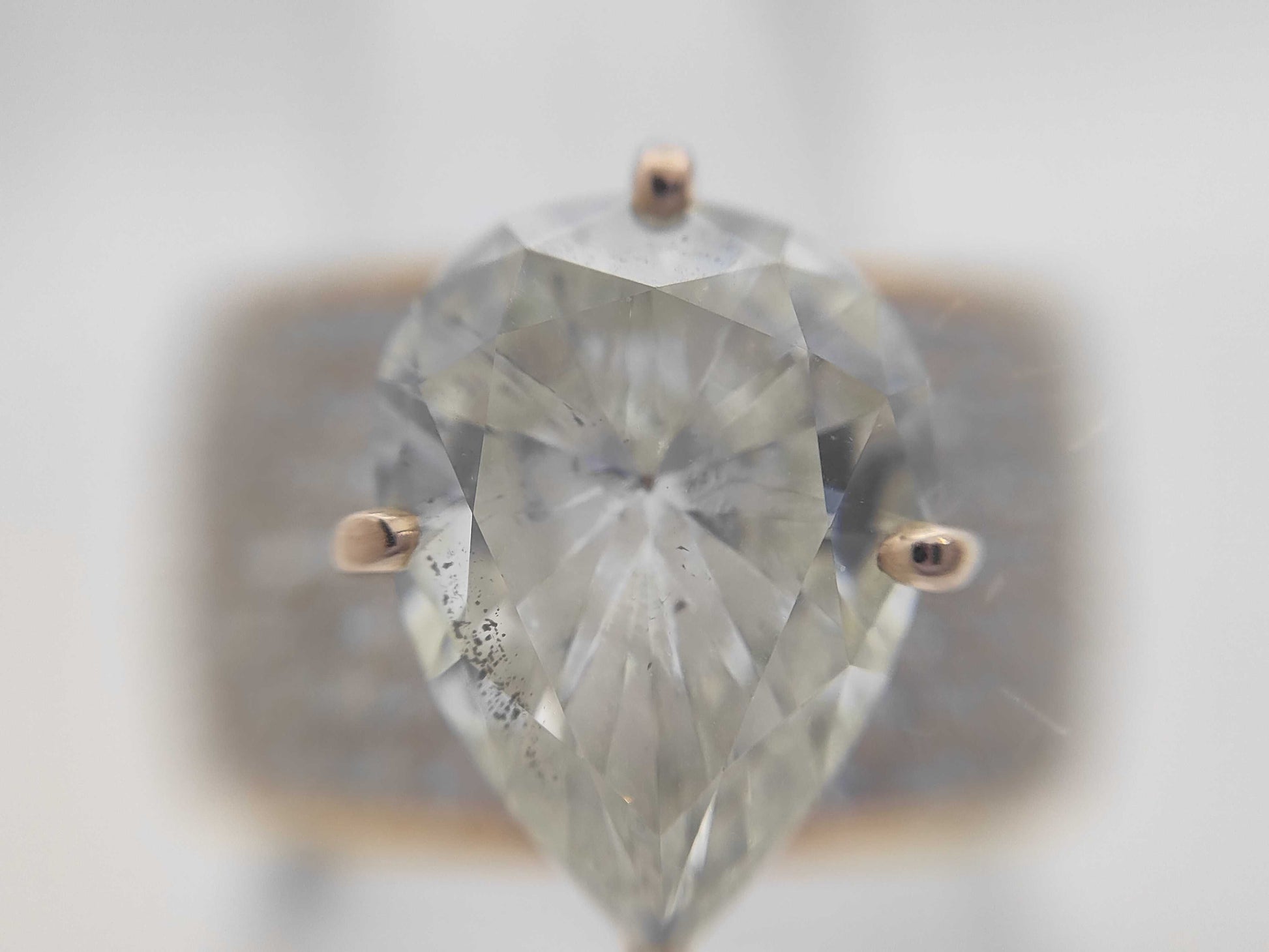 LDH D4.025ct FD3.25ct K18 28.1g Ring 