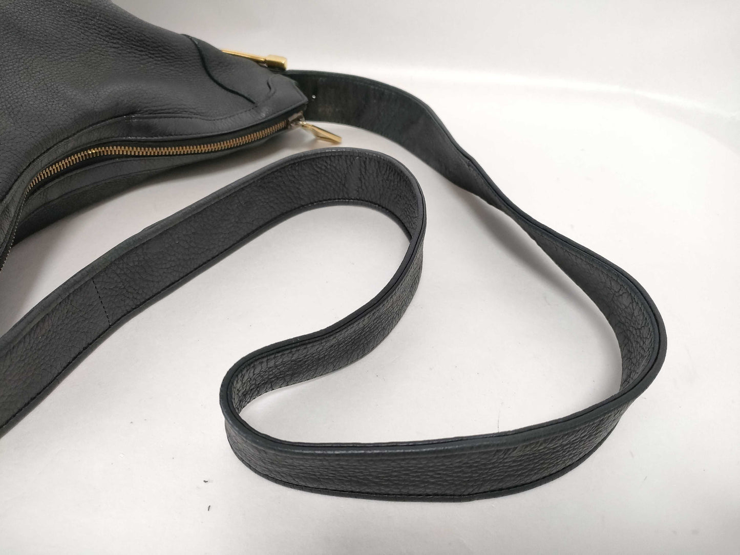 GUCCI GG Leather Black Shoulder Bag