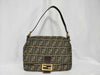 FENDI Mamma Bucket Zucca Shoulder Bag with Gold Hardware