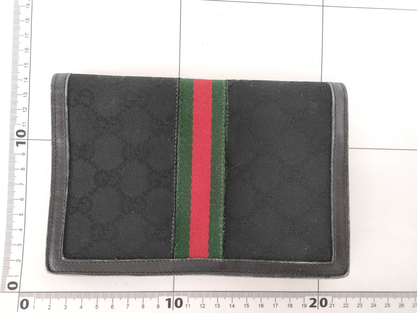 GUCCI Sherry Line GG Canvas Wallet