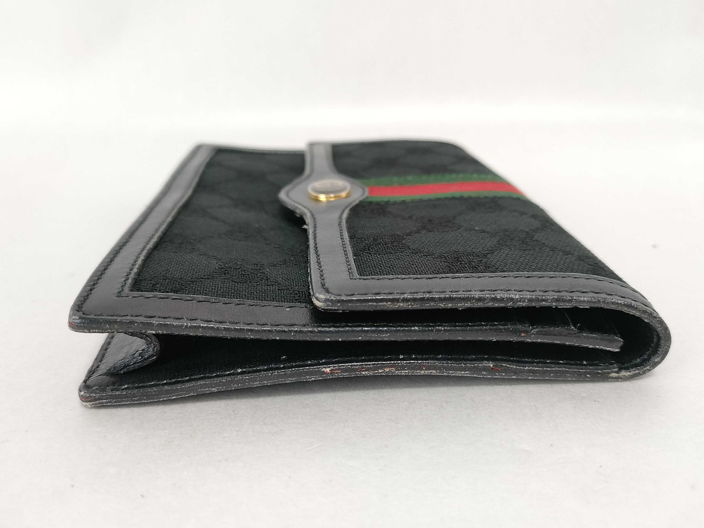 GUCCI Sherry Line GG Canvas Wallet
