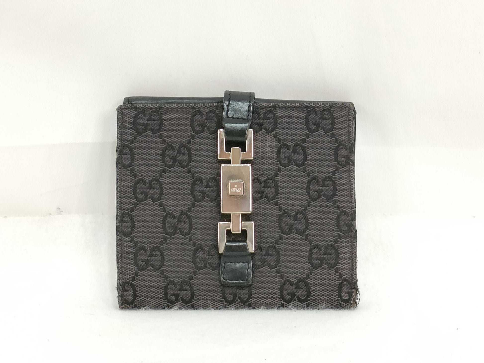 GUCCI GG Canvas Gucci Wallet Jackie Line GG Canvas Wallet