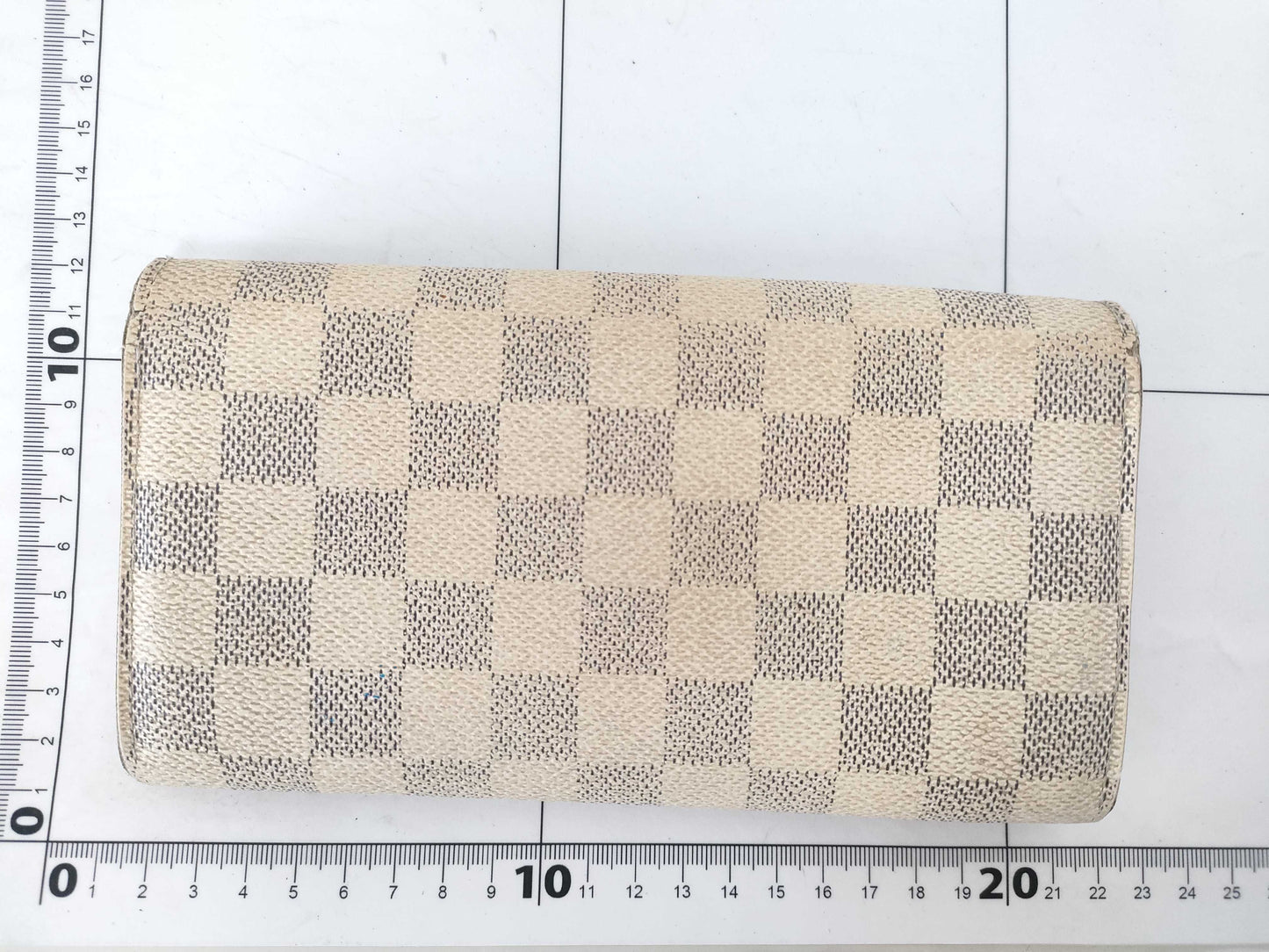 LOUIS VUITTON Damier Azur Louis Vuitton Wallet Portefeuille Sarah Damier Azur M12047 N61735 Wallet