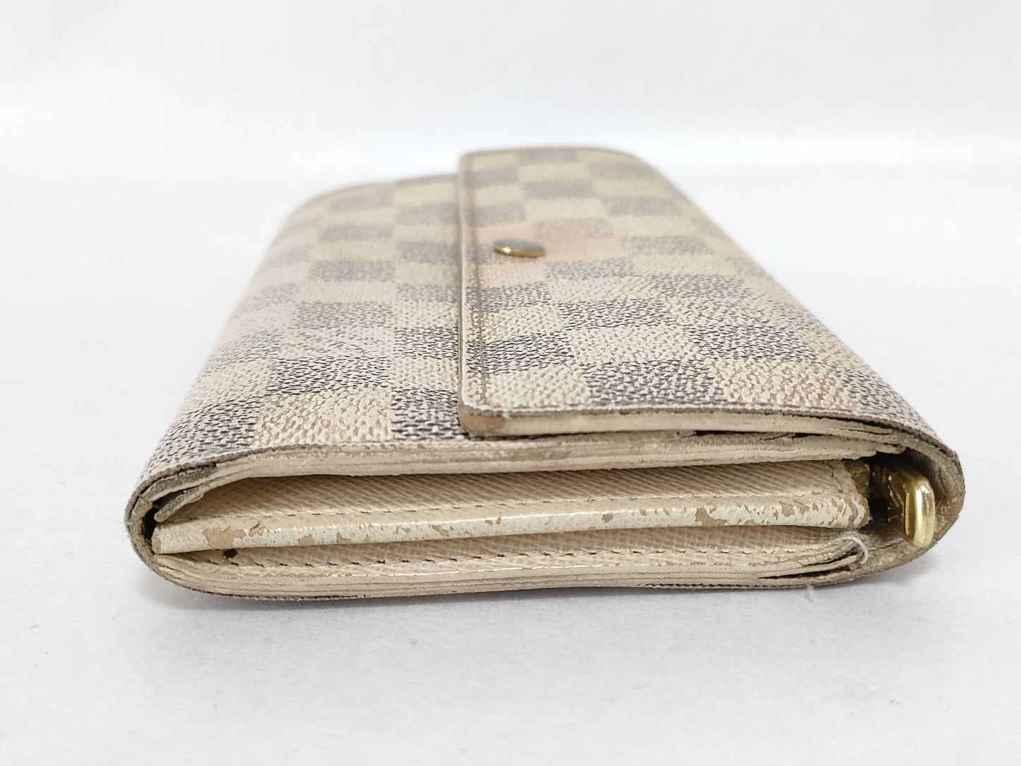 LOUIS VUITTON Damier Azur Louis Vuitton Wallet Portefeuille Sarah Damier Azur M12047 N61735 Wallet