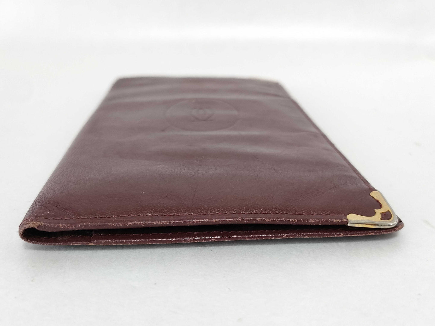 Cartier Must Cartier Long Wallet Must Line Leather Wallet