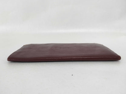 Cartier Must Cartier Long Wallet Must Line Leather Wallet