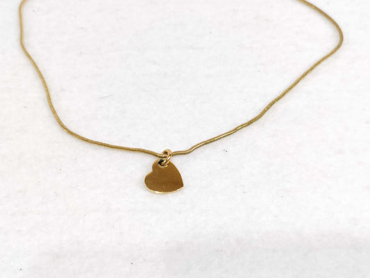 Dior Christian Dior Gold Heart Necklace