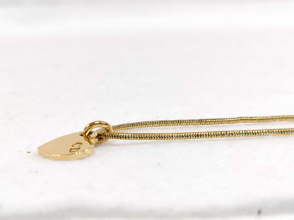 Dior Christian Dior Gold Heart Necklace