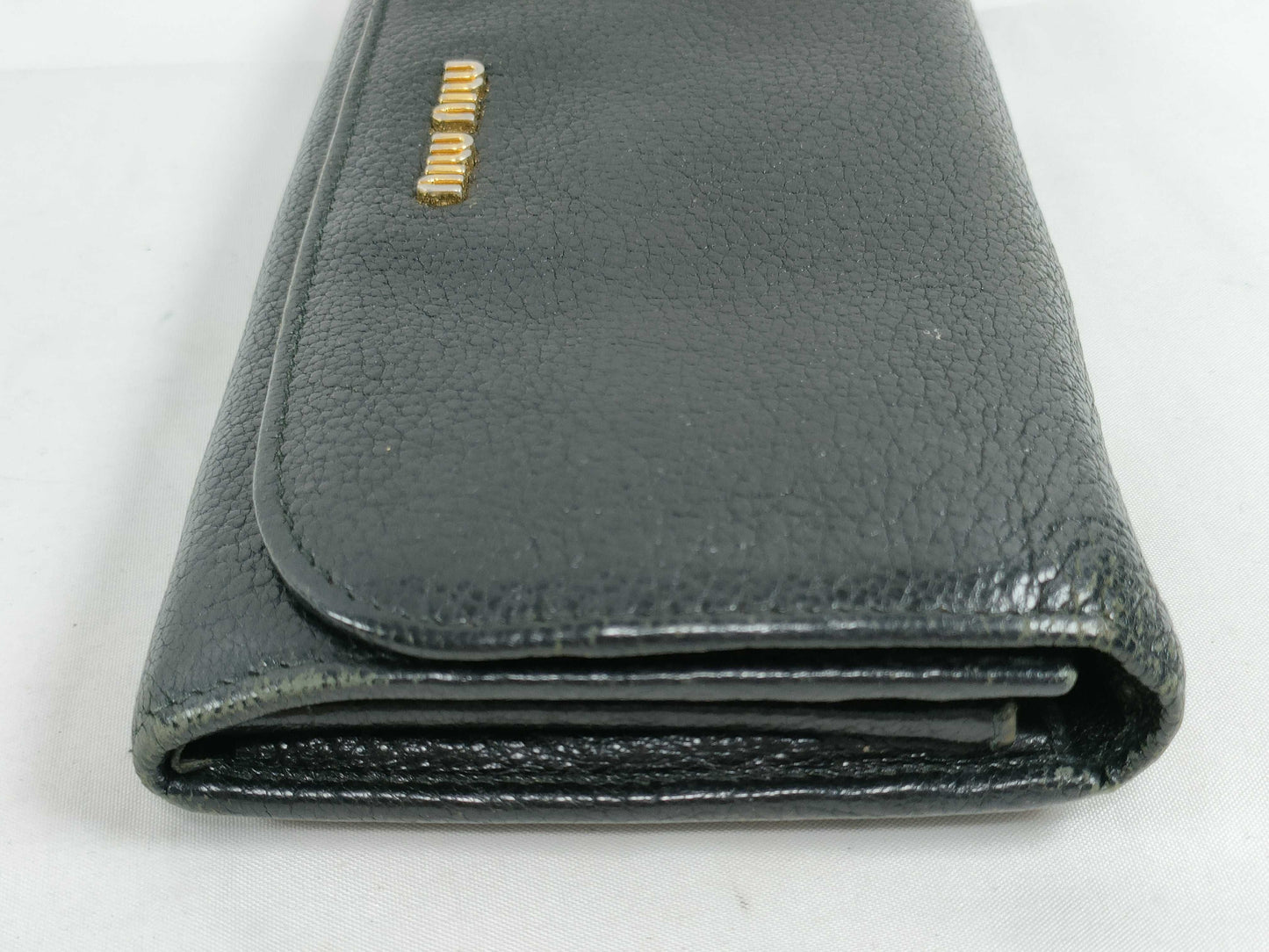 Miu Miu Miu Miu Black Long Wallet