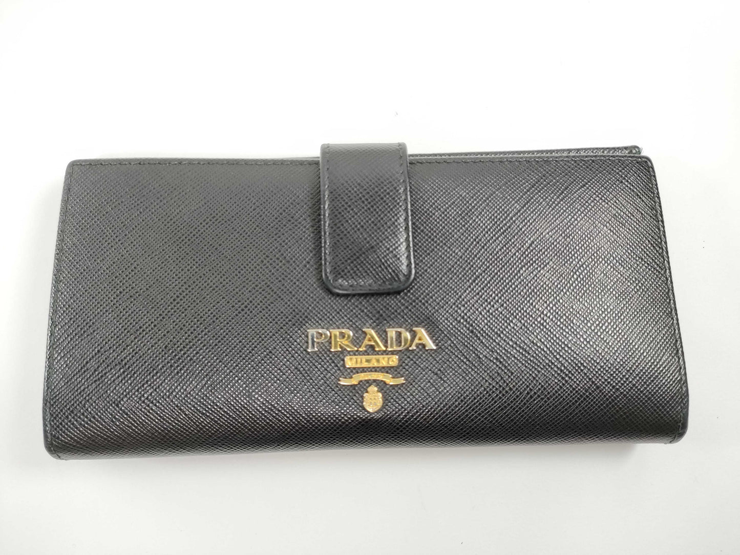 PRADA PRADA 1MV025 Saffiano Black Wallet