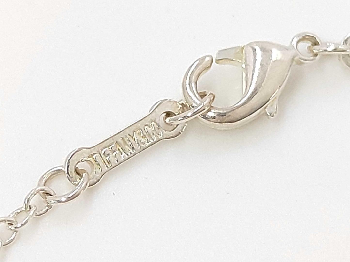 Tiffany & Co. Double Open Heart Necklace, SV925, 6.9g Necklace