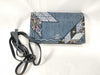COACH 2-way shoulder wallet denim patchwork rhinestone shoulder bag