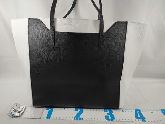 FURLA Fantasia Tote Bag in Excellent Condition, Gold Logo, Shoulder Bag, A4 Size, Two-Tone Design