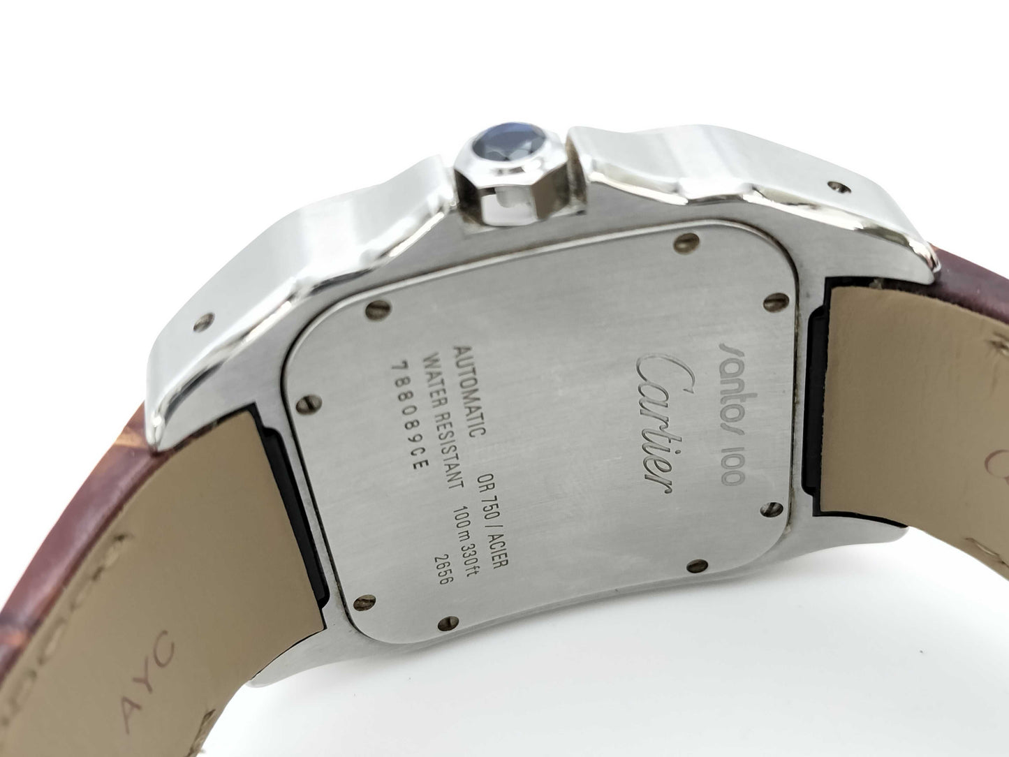 Cartier Santos 100 W20072X7 2656 788089CE Automatic Men's Watch