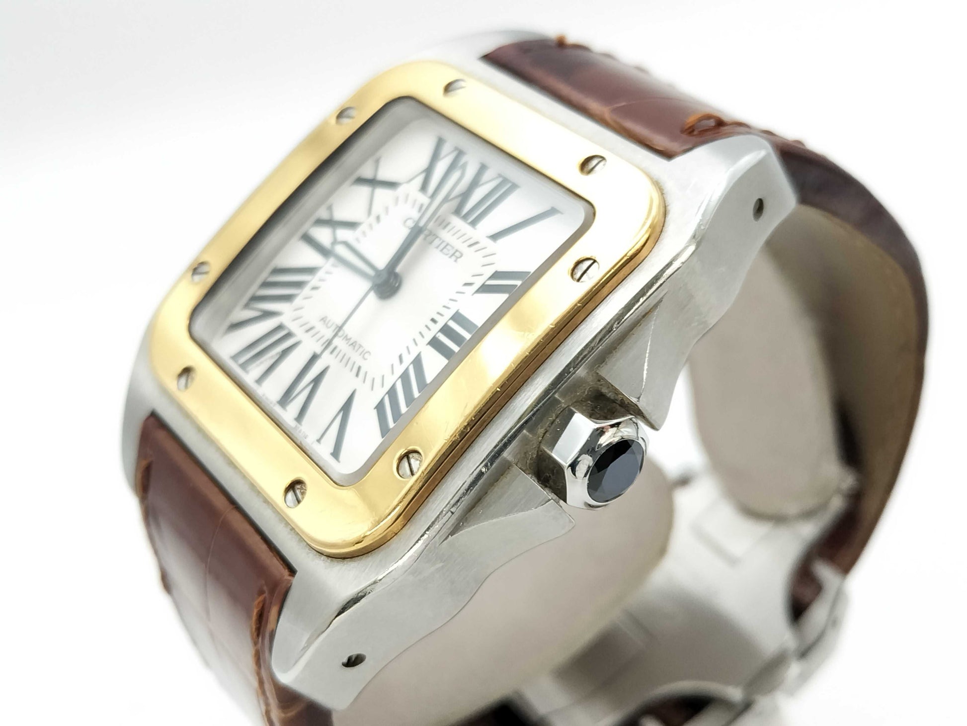 Cartier Santos 100 W20072X7 2656 788089CE Automatic Men's Watch