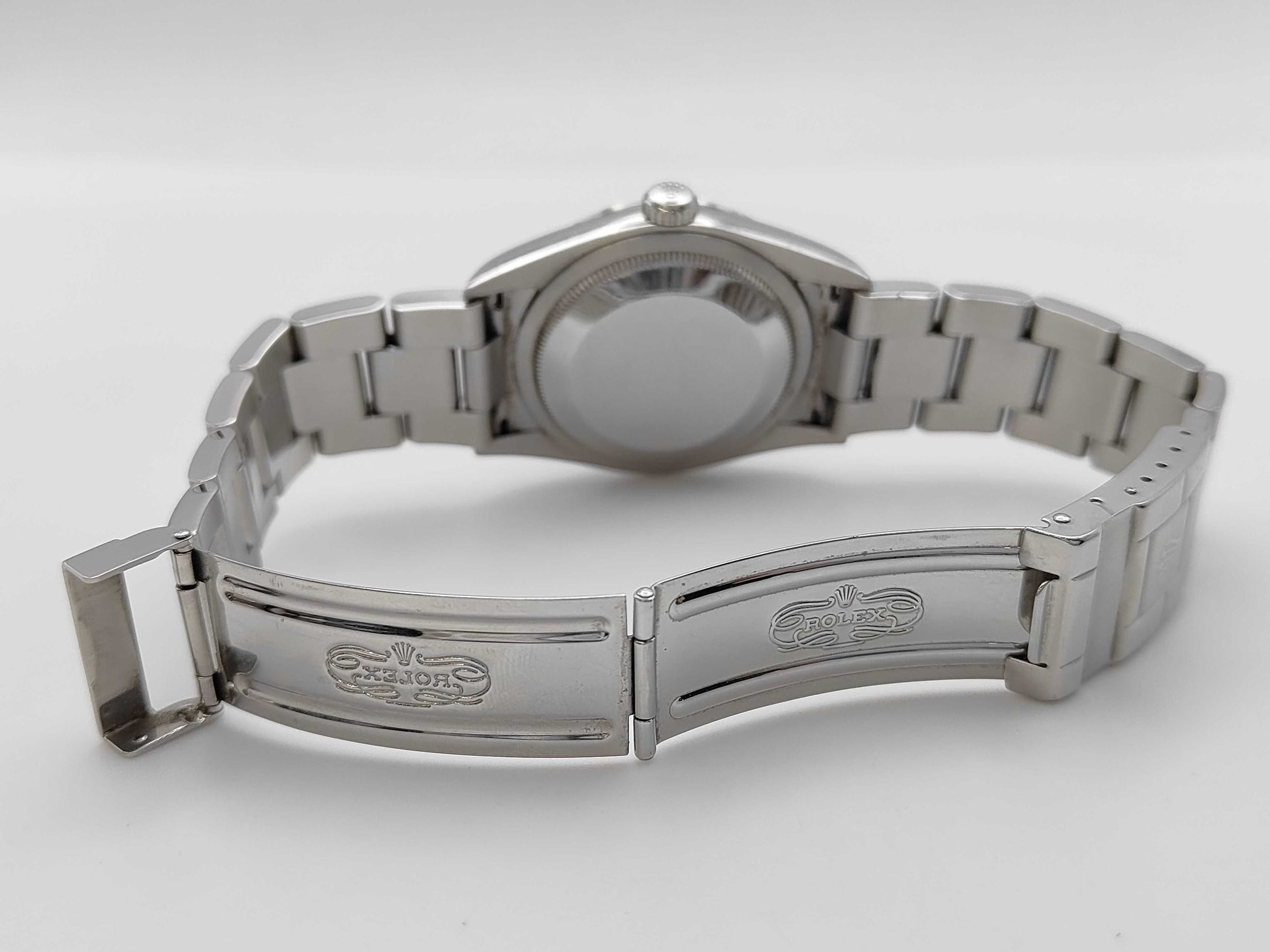 ROLEX 114270 Z493846 Black Dial Oyster Bracelet Men's Watch