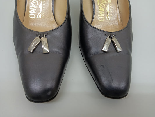 Salvatore Ferragamo Leather Pumps Black Other Shoes