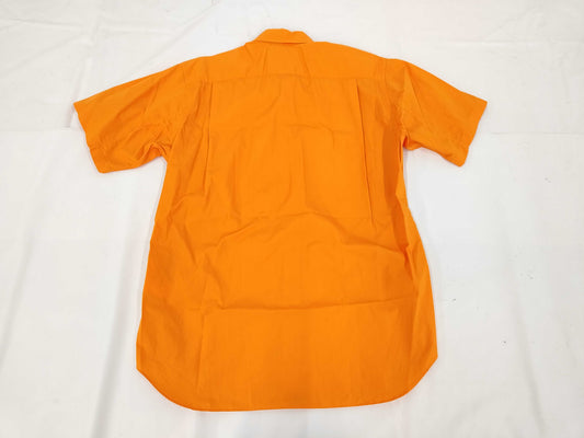 Comme des Garçons Fred Perry Collaboration Shirt, Orange, Size S
