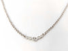 Dior CD logo rhinestone necklace