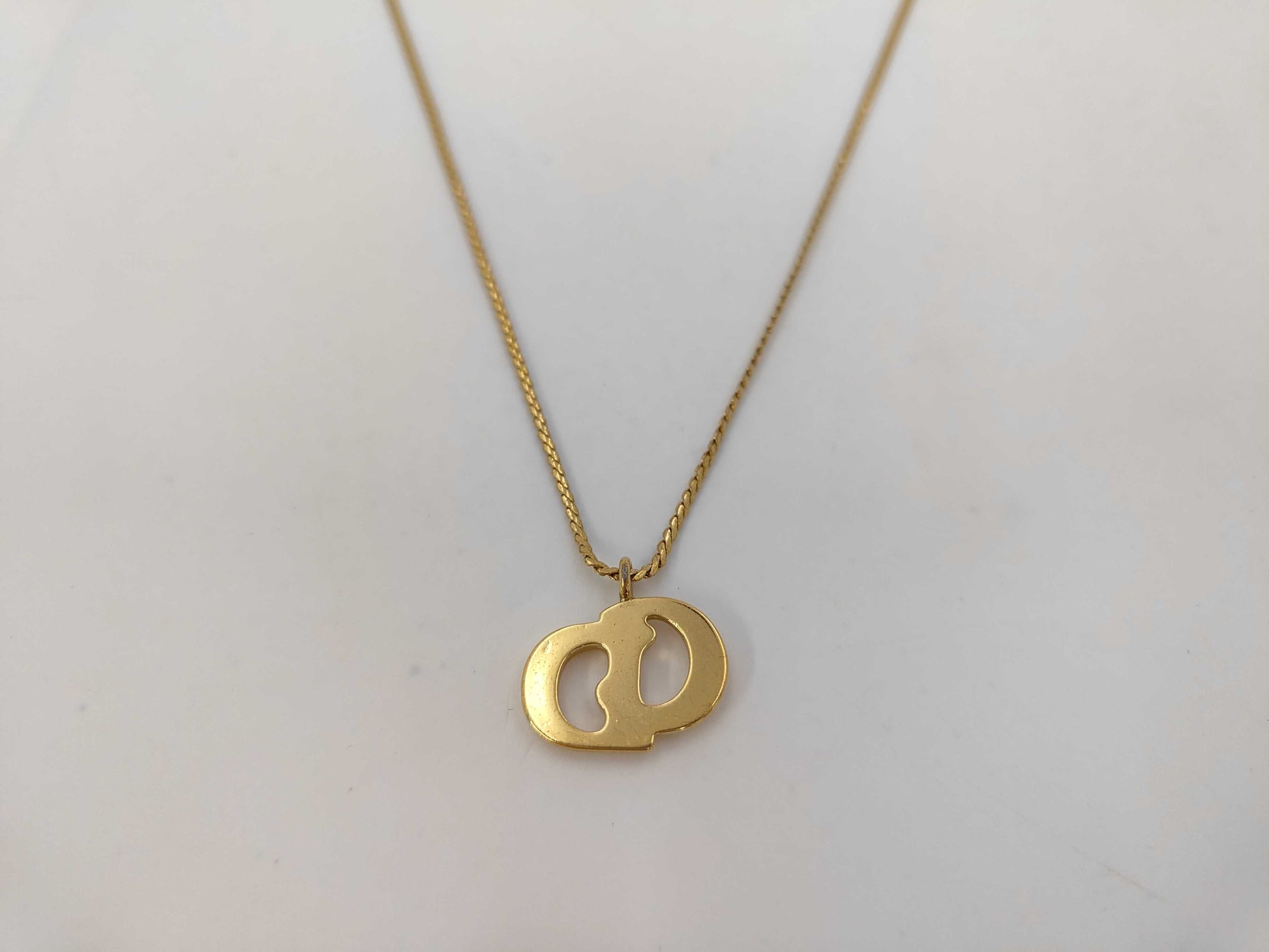 Dior CD logo necklace necklace