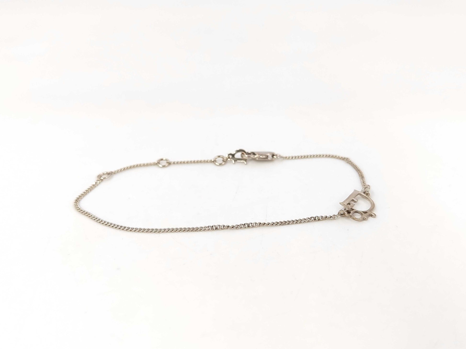 Dior Silver Logo Bracelet Bracelet Bangle
