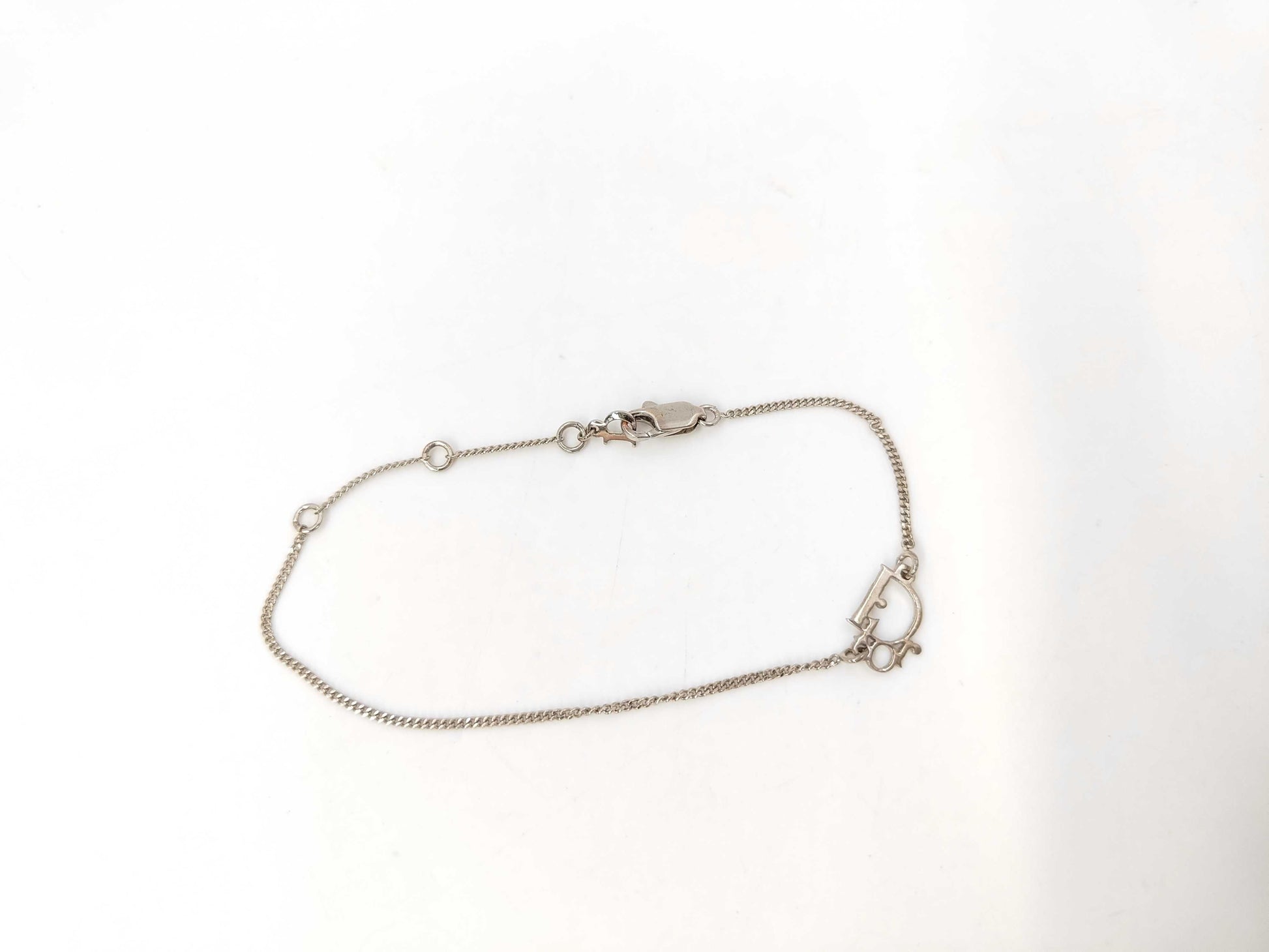 Dior Silver Logo Bracelet Bracelet Bangle