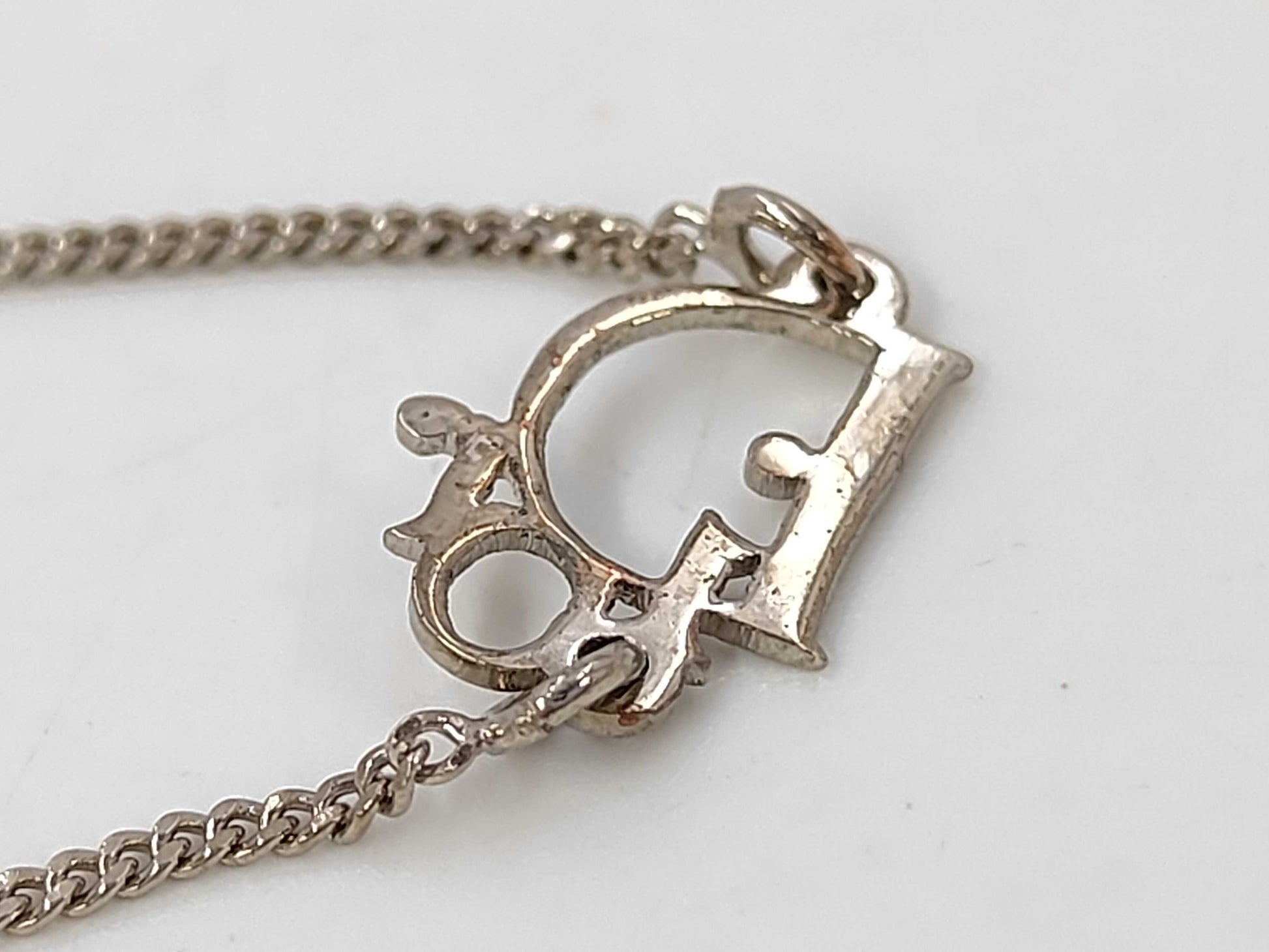 Dior Silver Logo Bracelet Bracelet Bangle